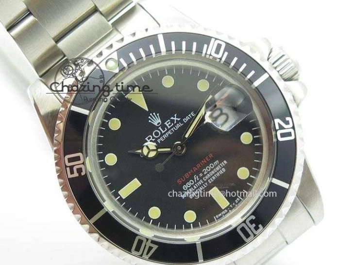 (Superlumed 200m Dial Hands) And black Best 1680 Edition Submariner 660ft A2836 Vintage 0215